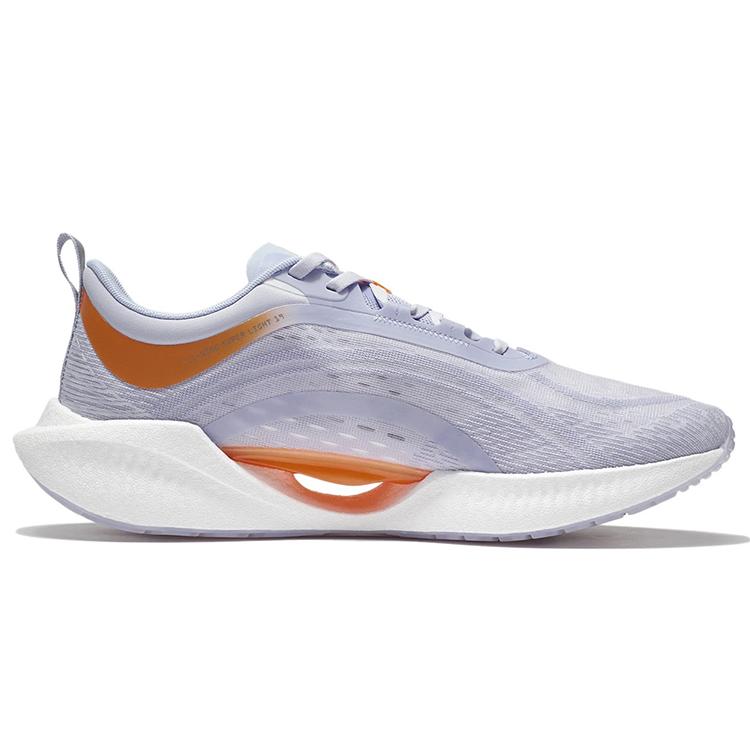 Li Ning Super Light 19 Cushioning Slip Resistant Abrasion Resistant Low Top Running Shoes Men's Purple Orange ARBS001-15