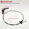 1PC New Front Bonnet Release Cable With Latch For Peugeot Partner Citroen Berlingo 2008-2019 7937Q8 Car Accessories Engine Parts