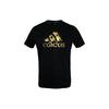 adidas T Shirt Unisex Black Gold ADITSG2P-BG