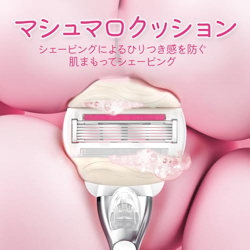 Gillette Venus Venus Comfort Glide 5 Moisturizing Skin Strawberry Scent Body Replacement Blades 2 Pieces [Soap Included] Razor Razor for Women Ladies