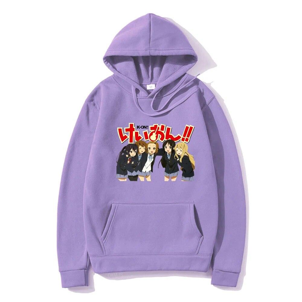 New Arrival K-ON 2D Unisex Hoodie printing Casual Fashion hall-match Hoodie Harajuku style Autumn Winter Unisex Street Clothes