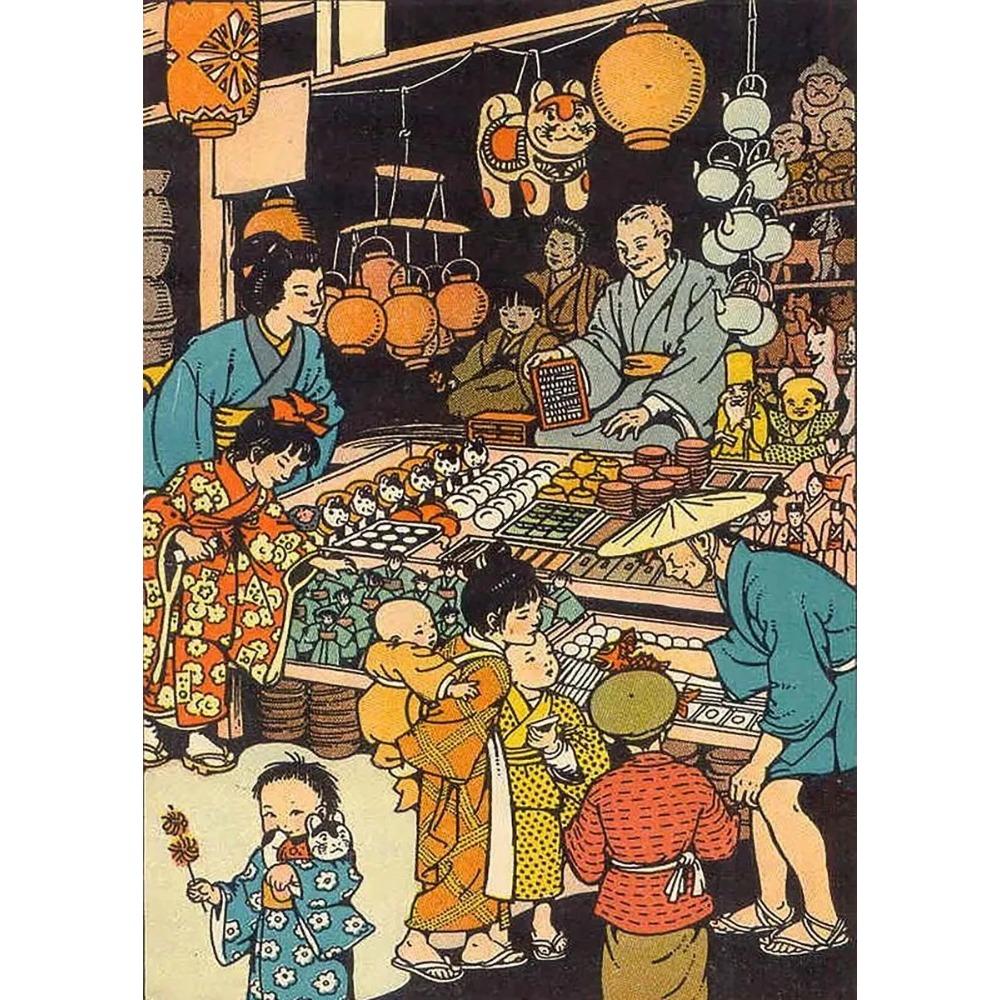 Dipinti su Tela d'Arte Giapponese Vintage Stampa Poster Yayoi Kusama Katsushika Hokusai Arte da Parete Immagine HD per Soggiorno Decorazione Casa