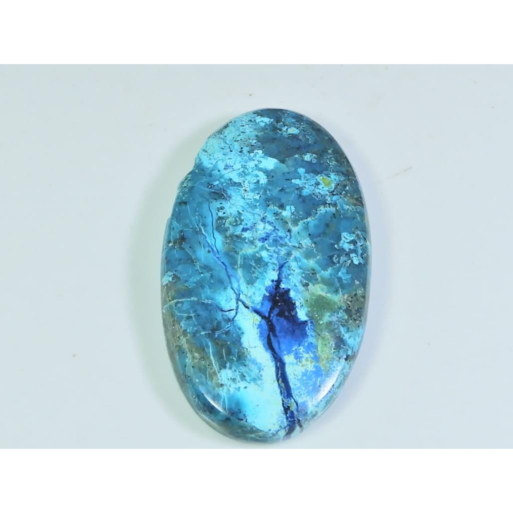 25X46X06MM Natural Shattuckite Oval Shape Cabochon Loose Gemstone 101Cts. D-140
