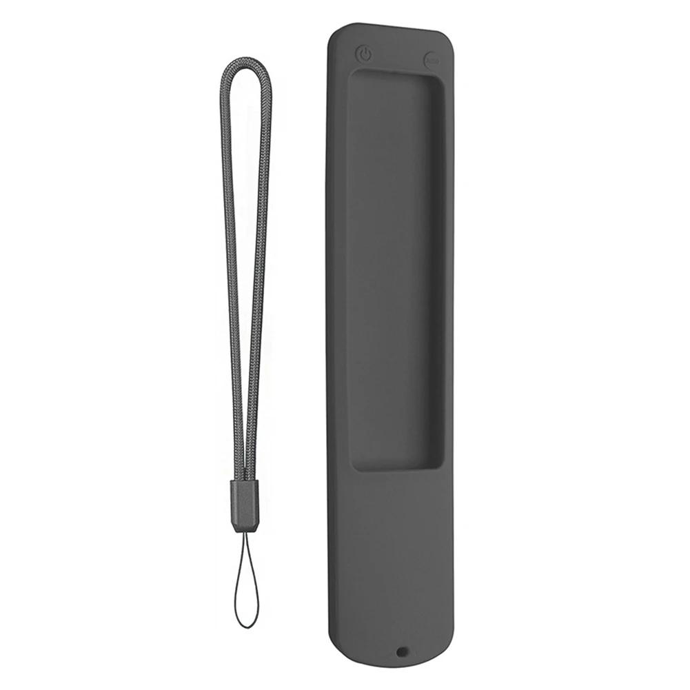 Silicone Remote Control Cover for Xiaomi XMRMML Anti Slip Anti Drop Protective Skin with Lanyard