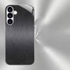 Grijs zwart verticaal getextureerd glazen telefoonhoesje geschikt voor Samsung Galaxy S26 S25 S24 S22 S21 S20 FE/Ultra/Plus valbestendig