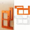 For 86 Switches Grooving Template Slotting Jig Orange Precision Grooving Stable Positioning Handle Locking Hole