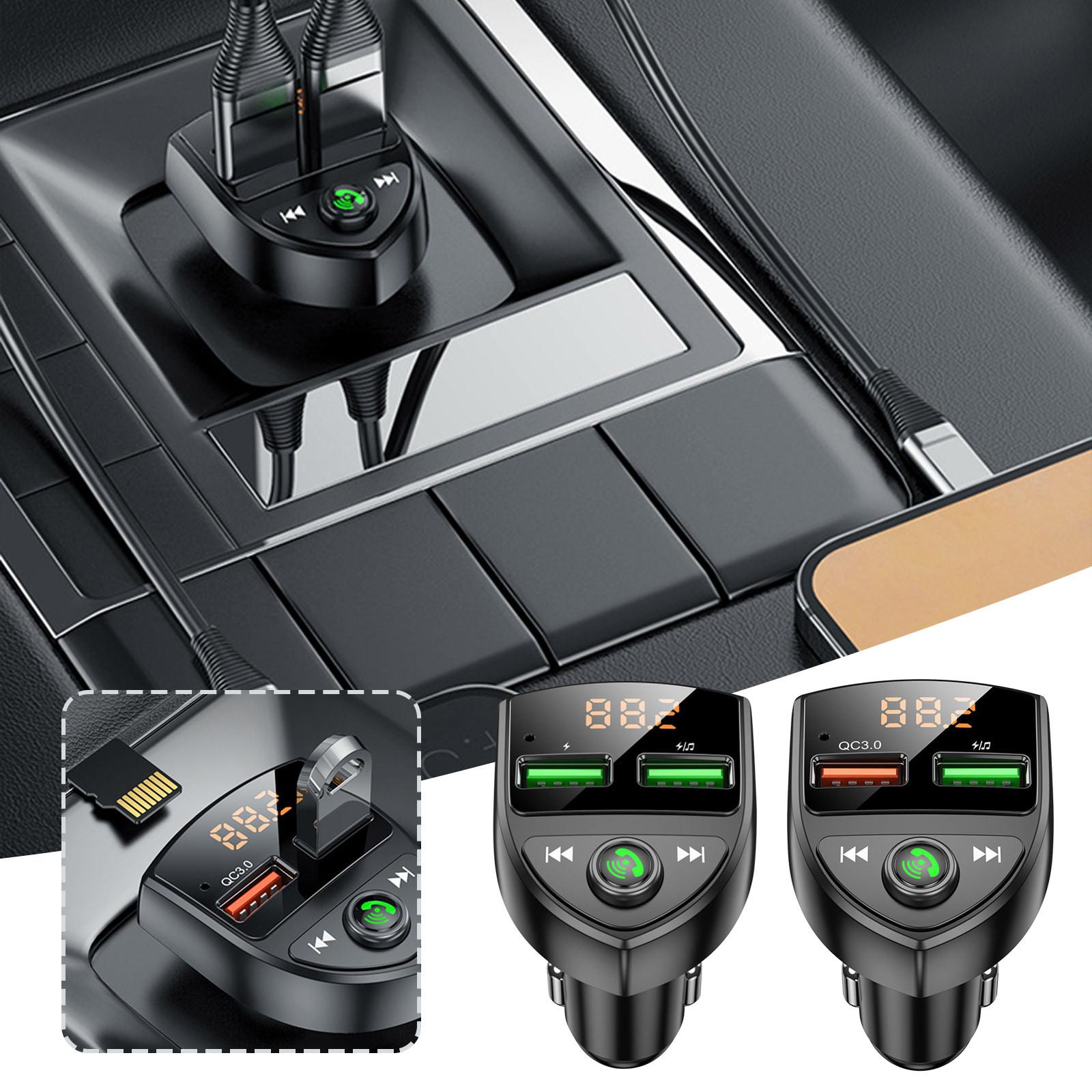 

C8 Bluetooth FM-трансмітер V5.0 Бездротовий радіопередавач Автомобільний зарядний пристрій Quick Charge 3.0 USB