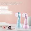 3 In 1 Electric Facial Cleaner Face Cleansing Brush Wash Machine With Base Spa Skin Care Massager Blackhead Cleaning Charging
