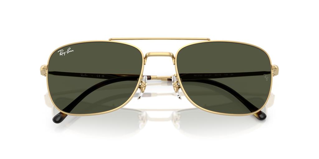 Sunglasses 0RB3755 ARISTA GREEN Polarized [Ray-Ban] 001/3162