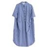 Short Sleeve Plus Size Vintage Stripe New In Dresses for Women Casual Loose Long Summer Dress
