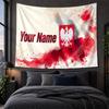 Personalized Tapestry Wall Hanging Poland Pattern Art Background Cloth
