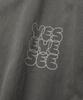 YESEYESEE Pigmento C-Logo Manica Lunga Carbone