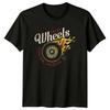 Lucky Wheels Custom Culture Motorcycles Mens T-Shirt Womens Graphic Unisex Top