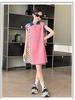 Girls' Summer Dress, New Style, Girls' Summer Dopamine Outfit, Girls' Summer Dress, POLO Skirt, Thin Version