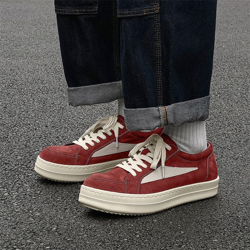 Casual Little White Shoes Cleanfit Shoes Platform Derby Shoes Big Head Commuting Ro Wind Inverted Triangle Board Shoes Men And Women