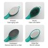 Foot Scrubber, 4 in 1 Portable Foot Brush Scrubber, Foot Heel Scrub Brush, Pedicure Foot File with Sandpaper Brush, Foot Rasp for Foot Dead Skin Remov