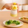 Push-type Bear Salt Jar Leak-proof Seasoning Box Multi-functional Seasoning Container  Food Storage