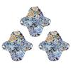 Washable Feminine Pads Leakage Proof Strong Absorbent Breathable Reusable Cotton Menstrual Pads 3pcs MSH007