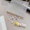 3D Transparent Silicone Nail Mold Kawaii Cartoon Hello Kitty Pochacco Bow Nails Templates For Diy Nail Art Decor Nail Charms
