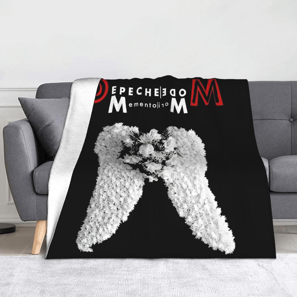 La Coperta Lavorata a Maglia Memento del Tour Live Modalità Musicista Pile Depeches Mode Coperta Super Calda per Auto Divano Letto Tappeto