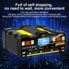 300AH 220W For Wet Dry Lead Acid LCD Display Full Automatic Car Battery Charger Intelligent Pulse Repair Battery Charger EU Plug