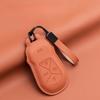 For Xpeng P7 P5 G6 G9 G3i Car Key Case Cover Shell Fob Protector Nappa Leather Protective Keychain Cover Interior Accessories