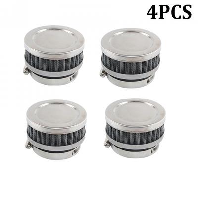 4x 52-58mm Motorcycle Air Intake Filter Cleaner W/ Clamps ATV Scooter Universal