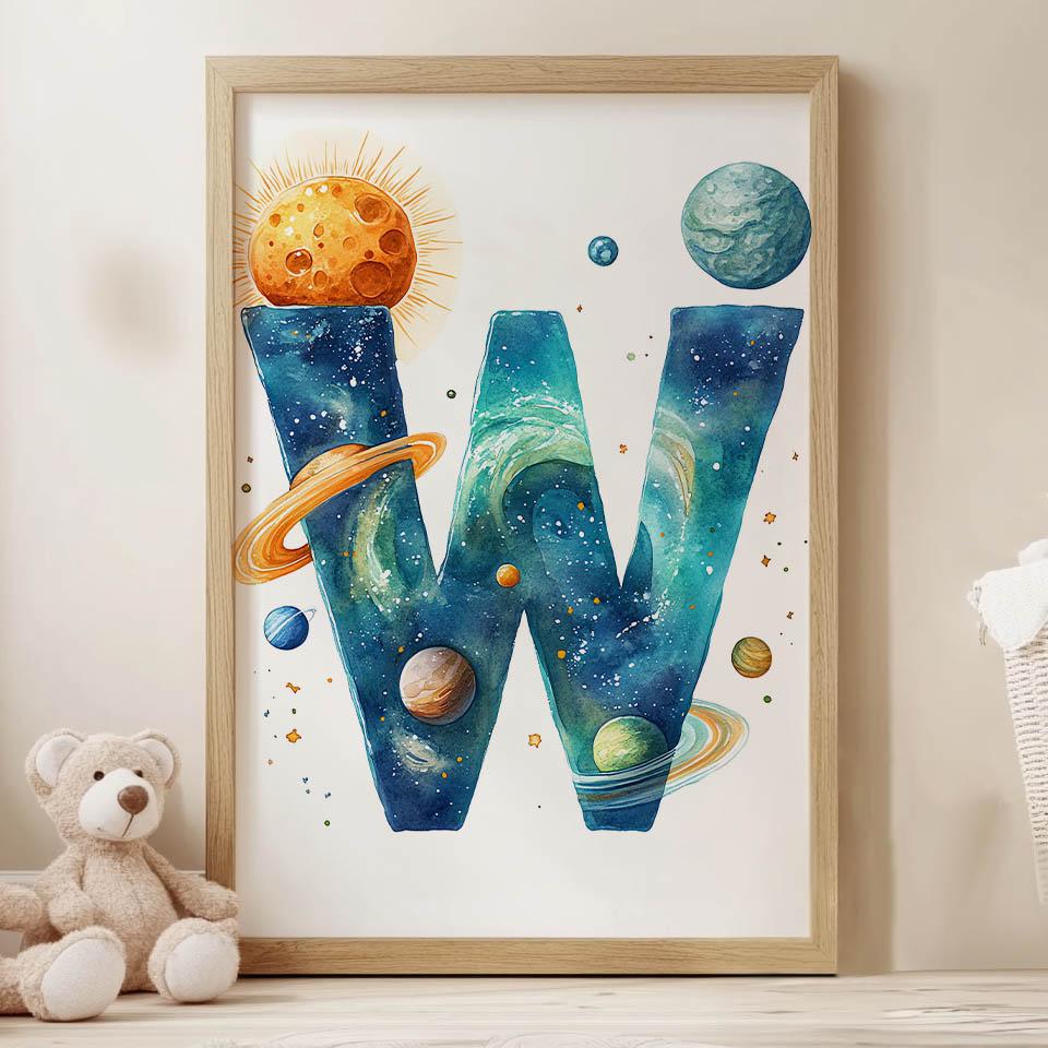 Plakat Odkryj Magię Litery W Plakat Odkryj Magię Litery W, 40X50 Cm, Bez Ramy, Papier Matowy 230 Gsm