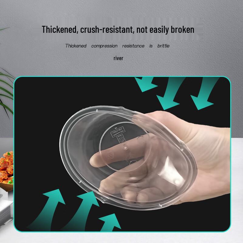Jianmei Disposable Round Meal Box with Lid
