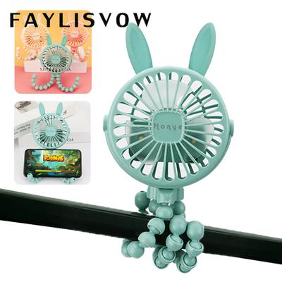 Fan for Cart Stroller Fan Portable Outdoor Fan Clip On for Baby 600mAh USB Rechargeable Handheld Electric Fan for Home 3 Speeds