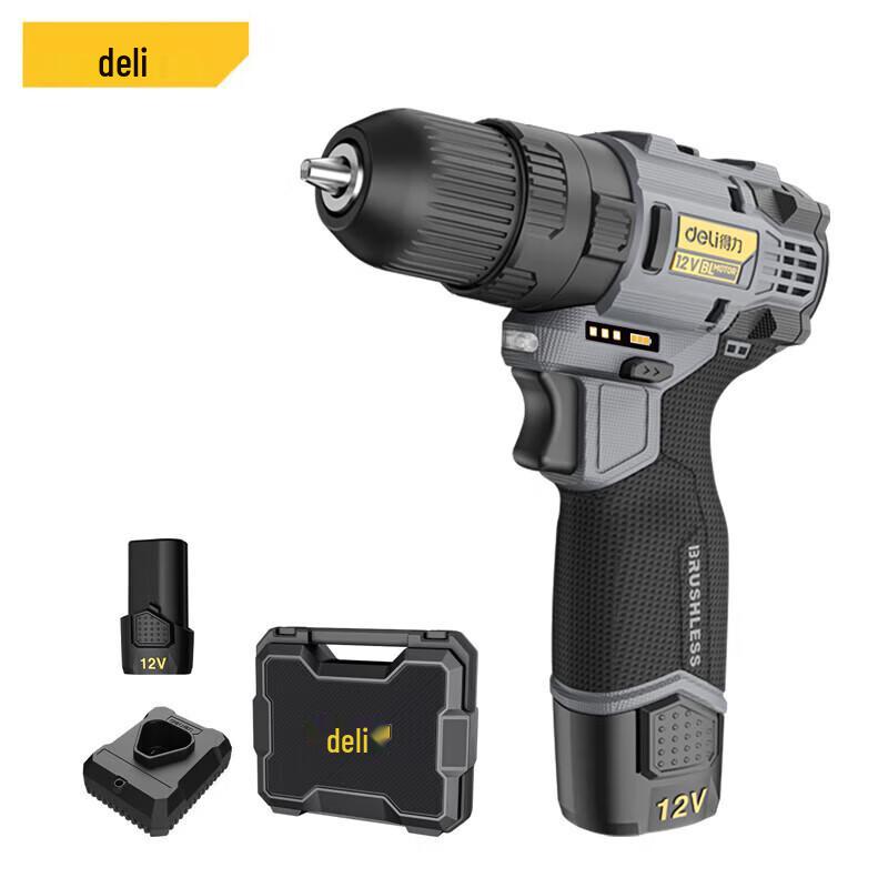 

Deli 12V Brushless Cordless Impact Drill CN plug (adapter included)