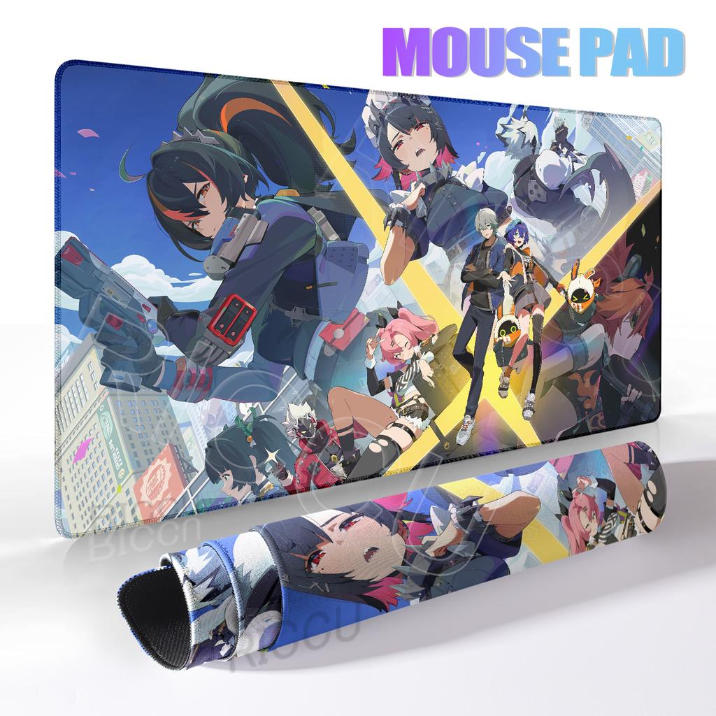 Zenless Zone Zero New Cute Extended Mouse Pad MousePad Desk Mat Keyboard Mat Anime Girl Pc Anti-slip Rubber Game Accessories