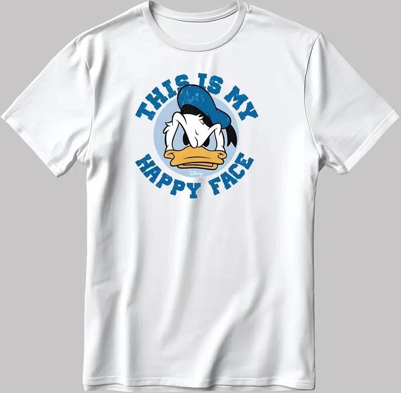 Donald Angry Duck White T Shirt S
