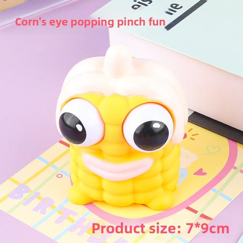 Eye Corn Fun Squeezing Toy Anxiety Relief Fine Motor Skills Development Ages All