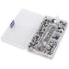270/150Pieces Stainless Steel Marine Grade Canvas and Upholstery Boat Cover Snap Button Fastener Kit with Setting Tool