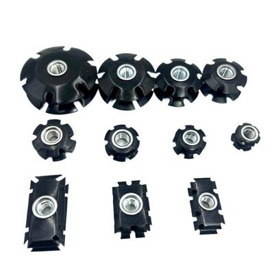 Plum Blossom Spring Washer, Sunflower Nut, M6 Mountain Bike Fork Tube and Display Stand Internal Connector Nut