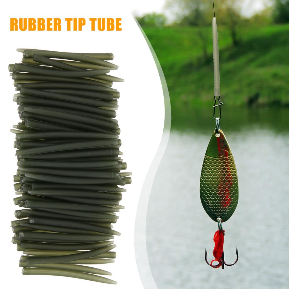 Terminal Carp Fishing Anti Tangle Sleeves Connect with Fishing Hook Dark Green