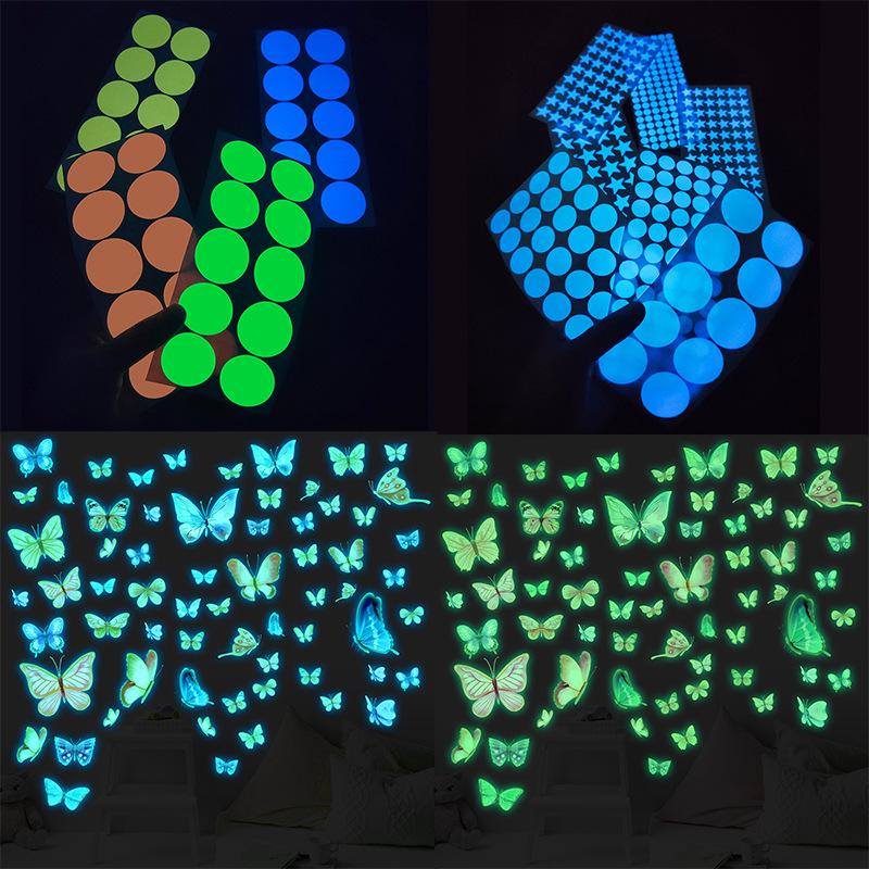 Luminous Star & Sun Fluorescent Home Decoration Wall Stickers