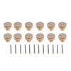 Pack of 12 Wood Drawer Pulls Wood Knobs Decorative Furniture Handles Furniture Hardware Set Simple Install for House
