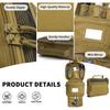 Men's Portable and Durable Tactical Outdoor Bag Made of Oxford Fabric, Multi-purpose Tactical Storage Bag Large-capacity Equipment Storage Bag
