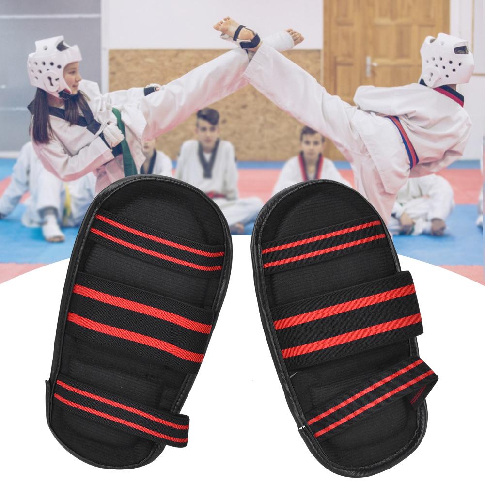 EVA Pad Instep Guards Foot Guard Protector for Sanda Boxing MMA Muay Thai(black)