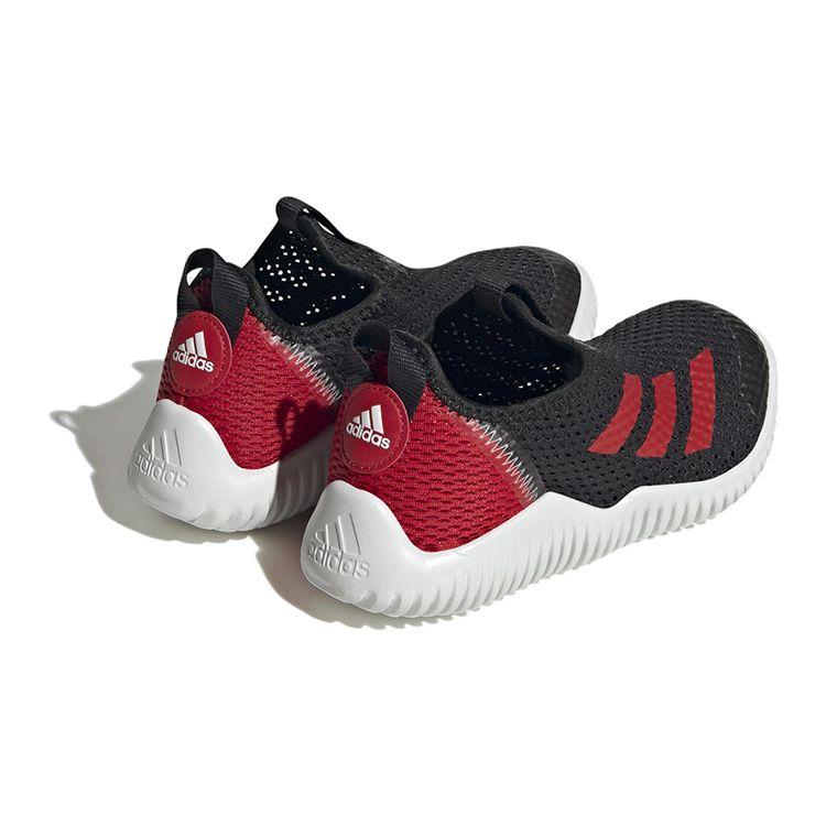 Adidas Rapidazen 2 Low Top Kids Training Shoes Kids Training Shoes Black Red HP5906