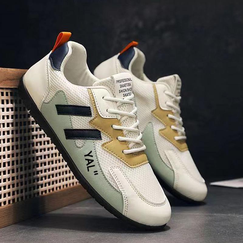 Men's Spring Casual Sports Shoes - Versatile, Soft Sole, Breathable Mesh, Trendy Forrest Gump Style