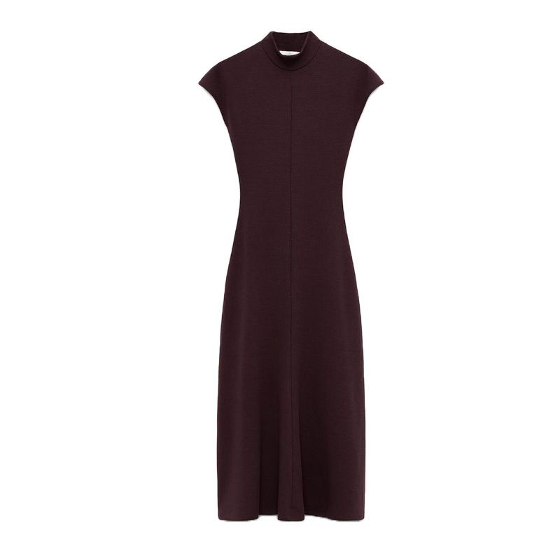Spring New Women's Clothing Fashion Style Retro Waist-Controlled Soft Plaid Sleeveless Drop Shoulder Dress 5584174