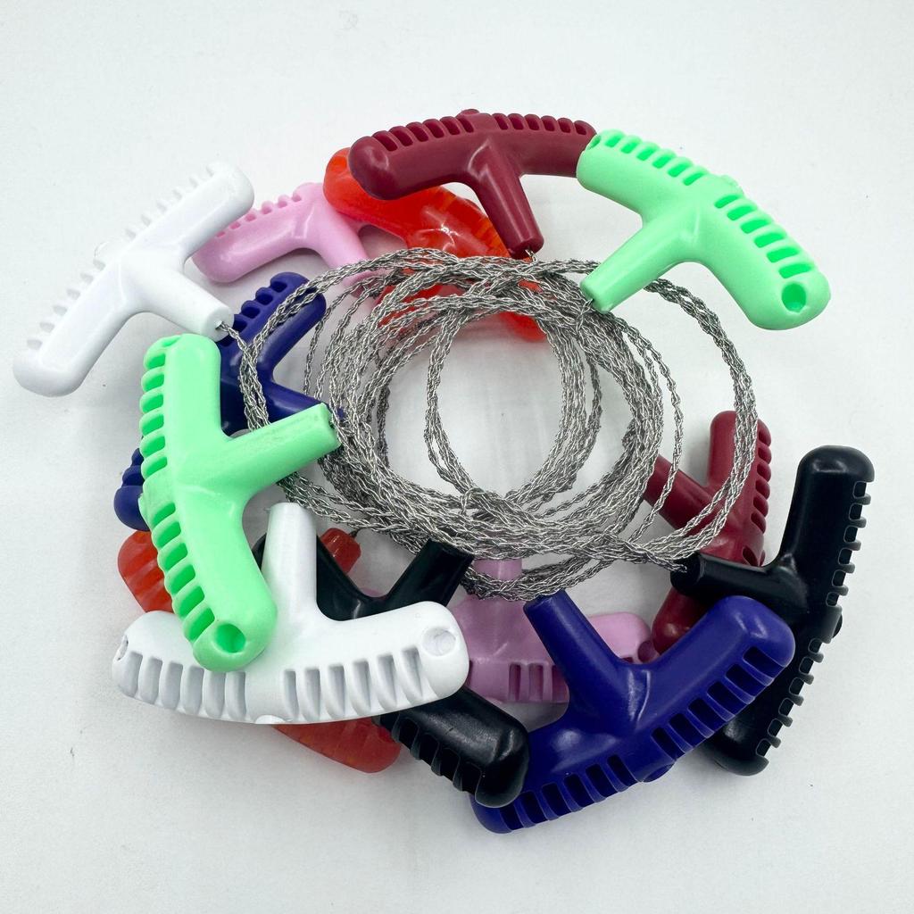 Mini Pocket Survival and Camping Wire Saw with Outdoor PP Handle and Stainless Steel for Aquatic Plants