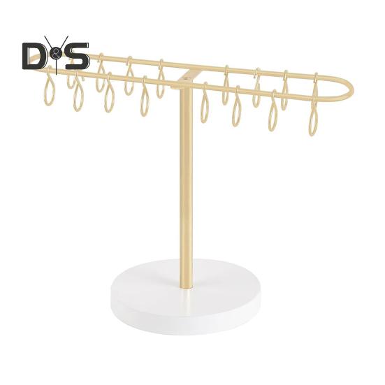 

Металлический держатель-зажим для волос с когтями, прочный, 16 держателей для волос, туалетный столик для ванной, спальни, женщин, девочек, подставка для хранения аксессуаров для волос золотистый