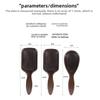 Ebony Wood Air Cushion Comb - Scalp Massager for Long Hair, Suitable for Men and Women