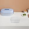 Reusable Food Storage Container with Lid Fresh Keeping Box for Sandwiches Snacks Fruits Salads Bento Holder Lunch Box Portable