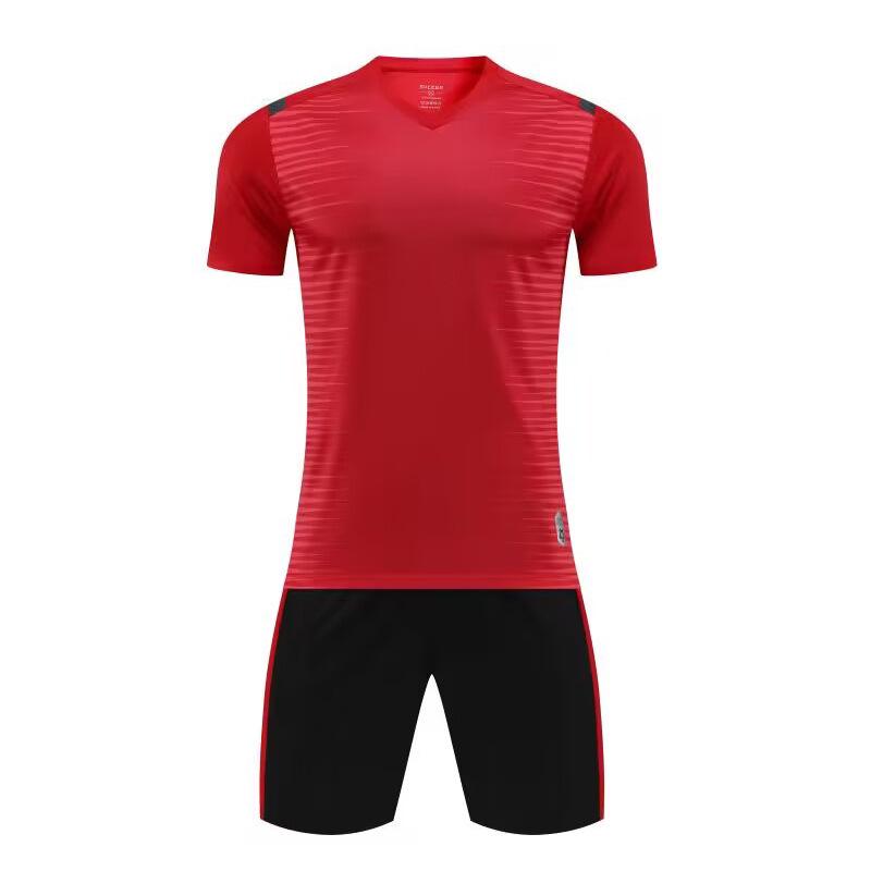 Summer Adult & Children's Football Uniform Sets - Men's Sports Short Sleeve Printed Jerseys