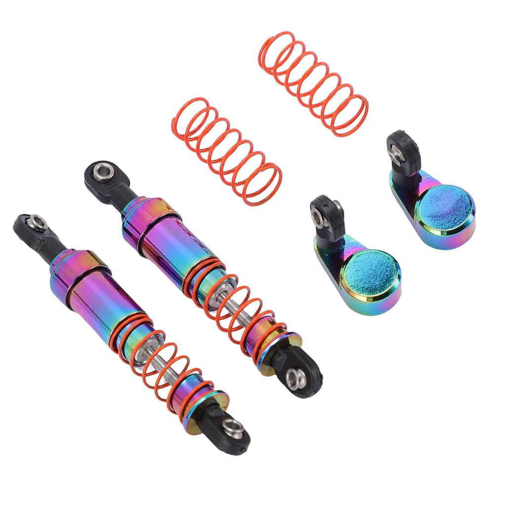 1 Pair RC Shock Absorber Kit Damper with Offset Caps Springs Remote Control Car Parts Aluminum Alloy Large Caliber